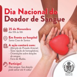 Ação da Santa Casa lembra Dia Nacional do Doador de Sangue